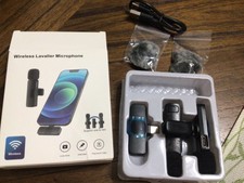 Wireless Lavalier Microphone Support one to two. Made China .USB