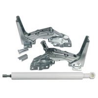 Easypart Passend FüR Liebherr 9590166 TüRdäMpfer + TüRscharnier Oben + Unten Set