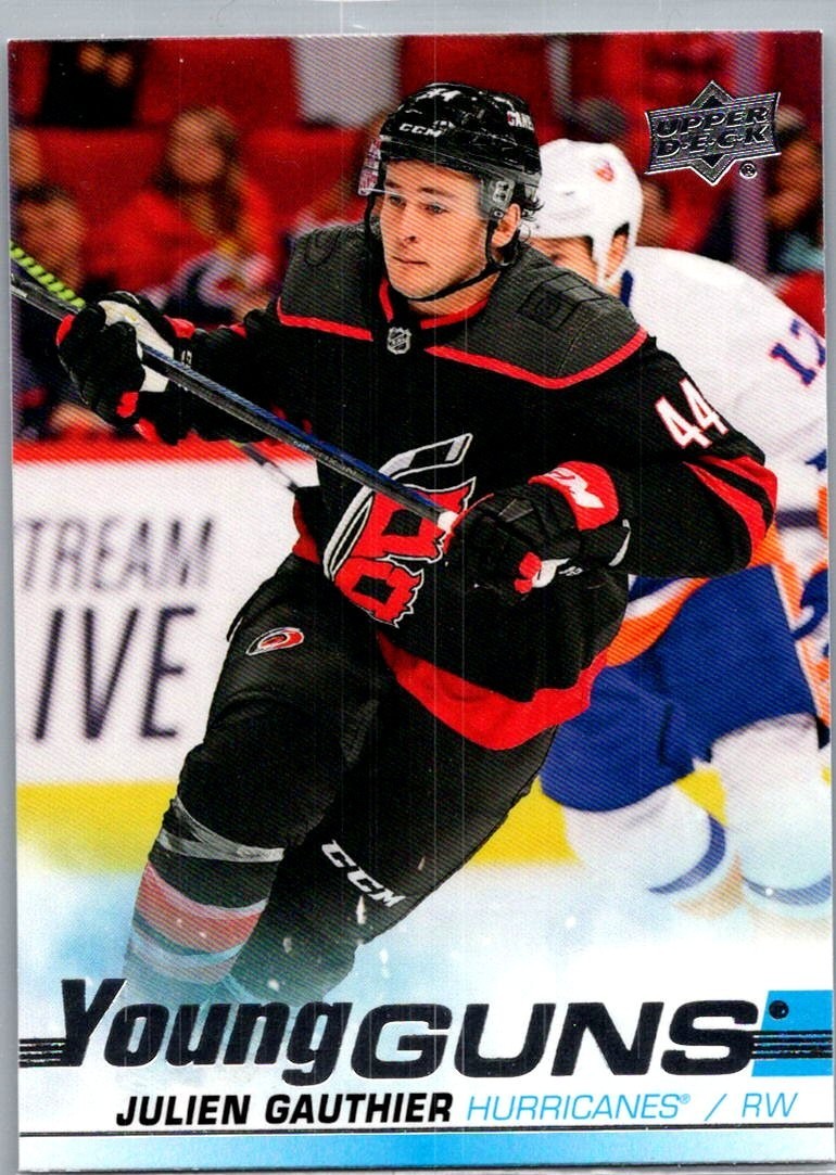 2019-20 Upper Deck - Young Guns Julien Gauthier #498 (RC)