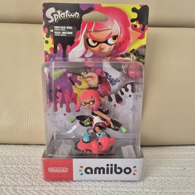 Nintendo Amiibo Figur : Inkling Girl Neon Pink ! Splatoon ! OVP ! NEU ! TOP !