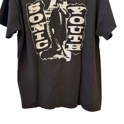 90年代　Sonic Youth Tシャツ ブラック Hanes サイズS SONIC YOUTH Vintage 1992 TANNIS ROOT 90s Band Tour Sz XL T-Shirt