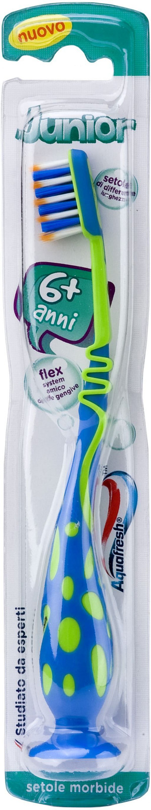 60400 AQUAFRESH JUNIOR FLEX SPAZZOLINO DENTI BAMBINO +6 ANNI