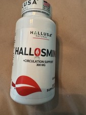 Hallusa Natural Hallosmin Circulation Support Diosmin 300mg 60 Capsules NEW