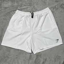 NWT Gymshark Arrival 7  Shorts Mens S-XXL Slim Athletic Gym Workout White