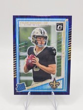 2025 Panini Donruss Optic - Rated Rookie Tyler Shough #223 Purple Shock Prizm