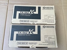 NEW Lot of 2, Genuine Kyocera TK-562 Black Toner Cartridge 1T02HN0US0