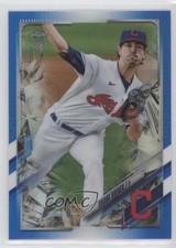 2021 Topps Chrome Ben Baller Edition Blue Refractor 43/75 Shane Bieber #198 1m8