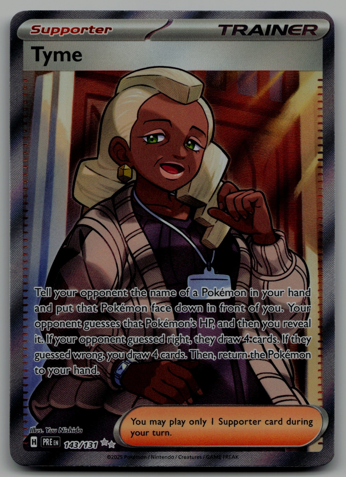 Tyme Ultra Rare SV: Prismatic Evolutions 143/131 NM