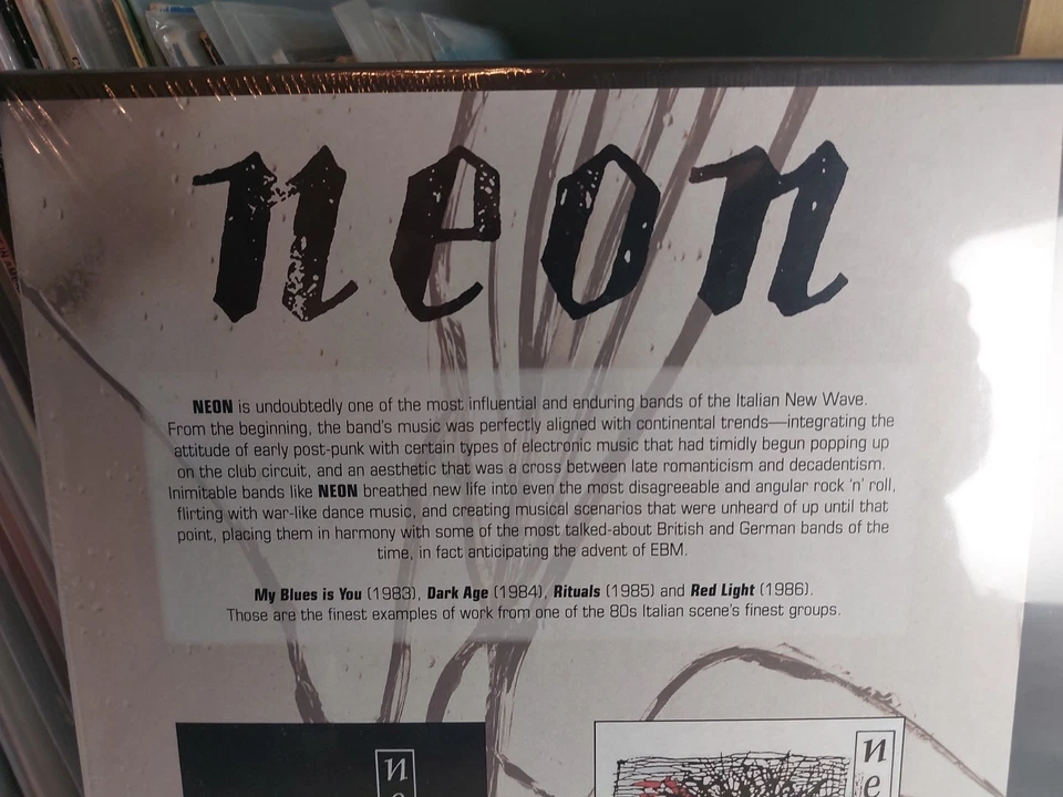 NEON - 4-Vinyl-Box / Rituals LP & 3 frühe 12"es / sealed, neu / Spittle 2018 - Bild 2 von 4