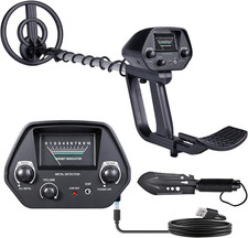 Metal Detector for Adults Beginners  Kids Rechargeable, Lightweight Kids Metal
