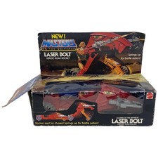 Vintage Masters of the Universe Laser Bolt Figure Vehicle 1985 Mattel with Box