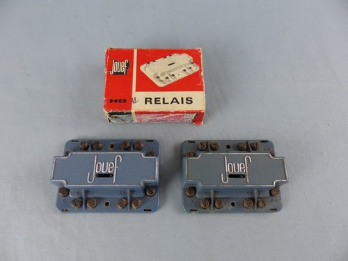 JOUEF Ho 1/87 lot de 2 relais réf 9893 + une boite , testé OK | Zustand: Occasion