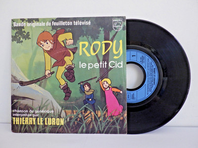 45T 45 Drehungen Schallplatte - Generika Rody le petit cid - Thierry Le Luron
