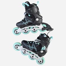 K2 Inline Skates Black and Blue Alexis 84 Pro