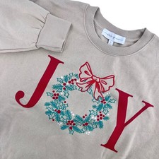 NWT State of Mine Womens Sweatshirt Small Tan...