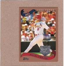 2002 Topps Opening Day - Albert Pujols #5.....EX+......Corner Ding