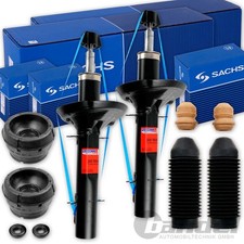 2x SACHS STOßDÄMPFER+DOMLAGER+PROTECTION KIT VORNE für VW GOLF 4 AUDI A3 LEON