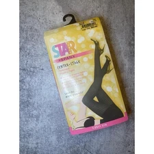 Star Power by Spanx Center Stage Ribbed Row Patterned Shaping Tights B