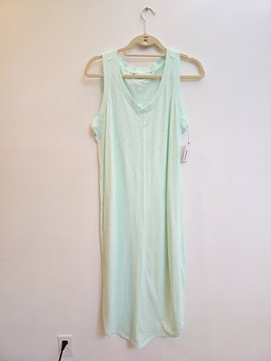 NWT Size Medium Somona Woman's Sleeveless Mint Green Midi Dress MSRP $36.00  | eBay