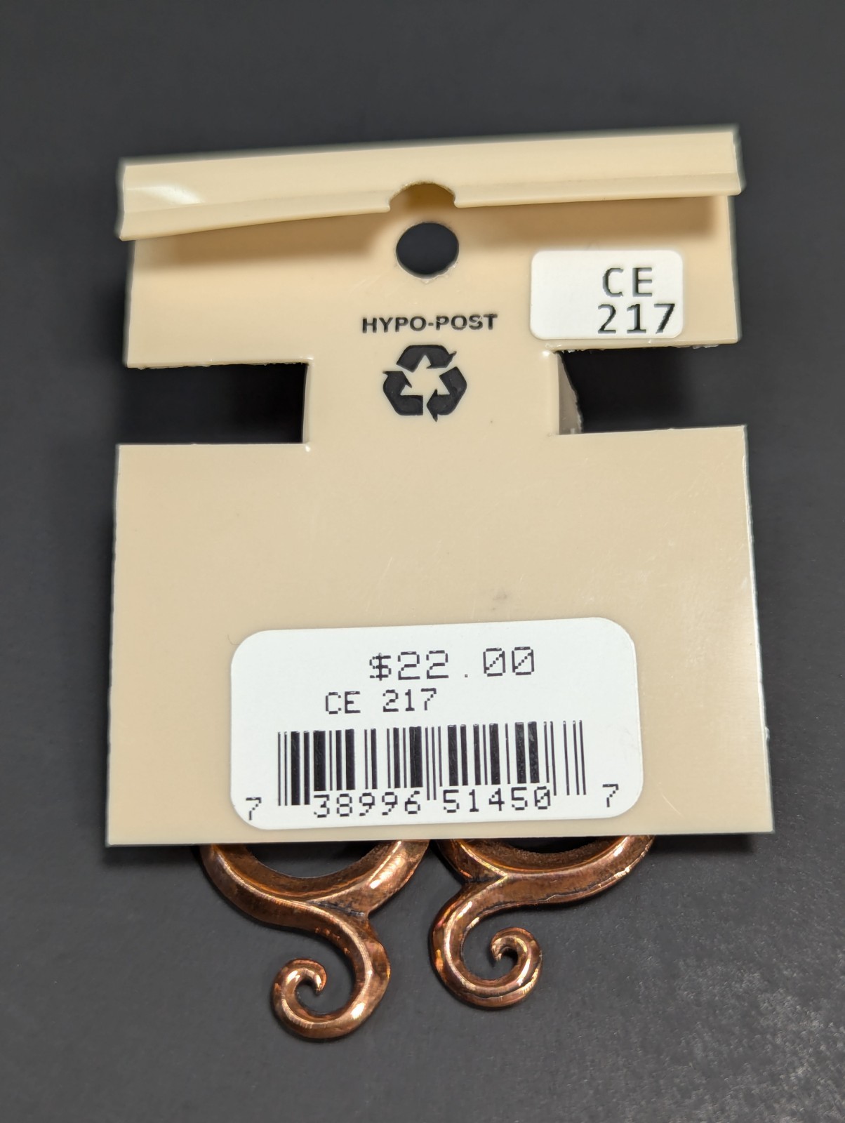 Wheeler Manufacturing Copper Dangle Drop Earrings… - image 5