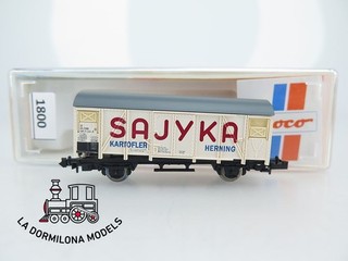 MG1800 N SCALE ROCO 25342 ENCLOSED WAGON SAJYKA DSB Original Packaging