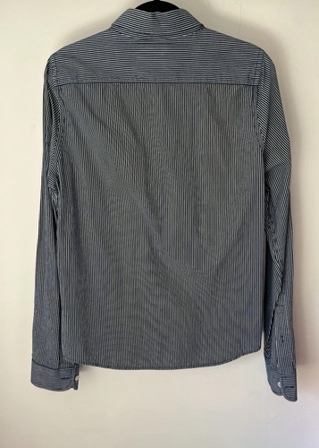Men’s Hollister Blue Striped Shirt Size L - Picture 4 of 7
