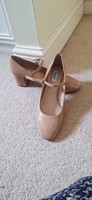 Nude Block Heels Dune London Size 40  UK  , NEW Without Tags.