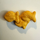 RARE TRIPLE FUSED CHEDDAR GOLDFISH CRACKER — photo 1