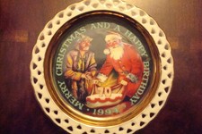 Emmett Kelly Jr  Mini Coasters Merry Christmas And A Happy Birthday 1994 ^^