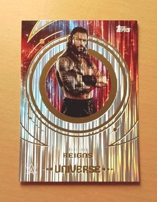 2025 Topps Universe WWE - Roman Reigns - FLARE PARALLEL