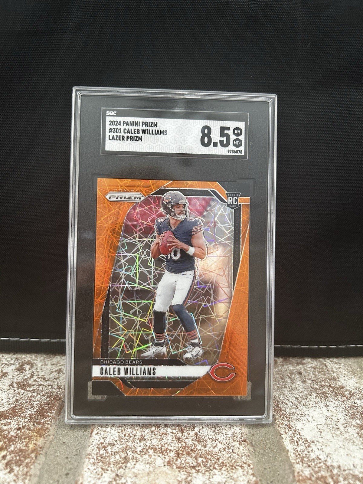 2024 Panini Prizm - Rookies Caleb Williams #301 Lazer Prizm (RC)