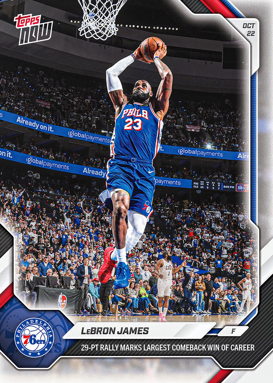 LeBron James 2026-27 NBA Topps NOW Card 19 **PRESALE**