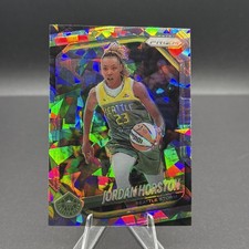 Jordan Horston 2025 Panini Prizm WNBA Silver Cracked Ice Prizm #37