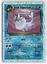 Dark Vaporeon 9/110 Rare Legendary Collection Pokemon Reverse Holo LP on eBay