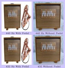 Indian Musical Instrument 13 Notes, Shruti Box, Sur Peti Surpeti Brown Color