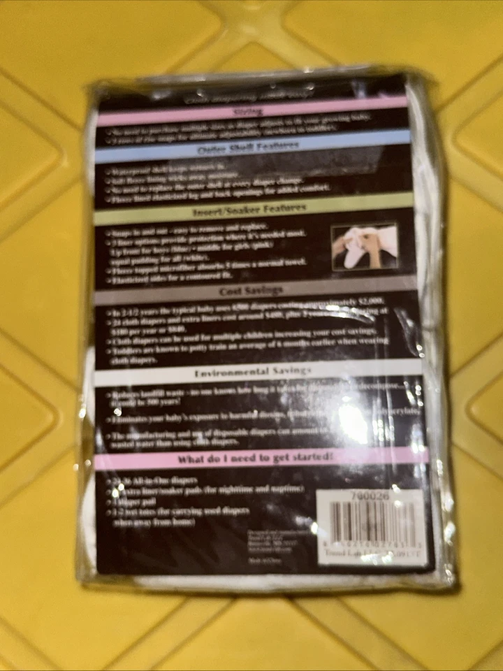 Trend Lab Insert Soaker Pad For Cloth Diapers All Babies Extra Middle Padding - Image 2 of 2