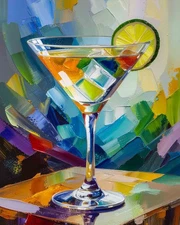 Digital Image Picture Photo Wallpaper Background Desktop AI Art Cocktail Sample