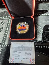 Tokelau 2015 Love Rainbow Lorikeets silver proof coin