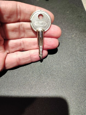 #ad RARE Vtg 4 Side Tubular Barrel High Security Safety Lock Key CHANGHONG China $29.99