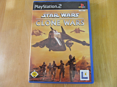 PLAYSTATION 2 - Game - STAR WARS - CLONE WARS - mit Handbuch