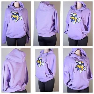Womens Minnesota Vikings Sonic Themed Custom Sweatshirt