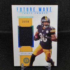 2019 Panini Encased #FW13 James Conner Future Wave Materials Sapphire #/50