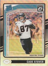 2024 Donruss Optic Cade Stover Silver Prizm Rated Rookie SP RC Texans