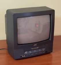 JVC TV-13143 13 CRT TV VCR Combo 4-Head VHS Tested Working