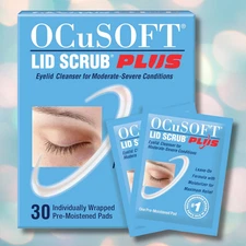 Lid Scrub Plus 30 Count Inflation Buster with 5 extra pads