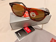 Ray-Ban Sunglasses RB2140 Original Wayfarer Tortoise Frame Brown Lenses 54mm
