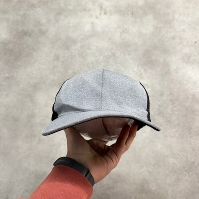 Flexfit Truckermütze Herren Einheitsgröße Uni Mesh Back Fitted Cap, Grau Schwarz