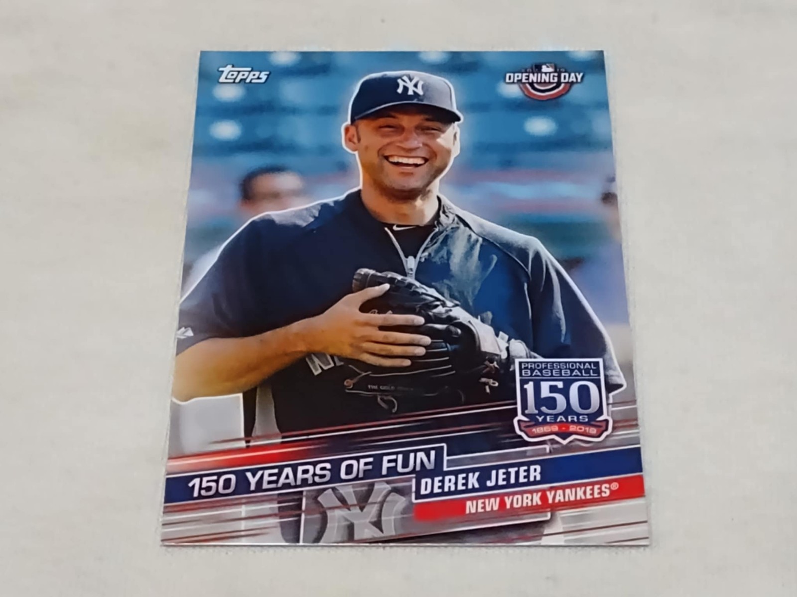 Derek Jeter 2019 Topps Opening Day 150 Years Of Fun #YOF-22 Insert NY Yankees