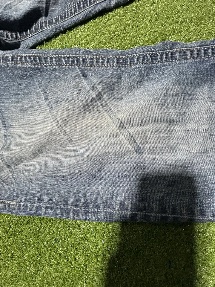 Мужские джинсы Cowgirl Tuff Co Don't Fence Me синие 34x33 легкие вареные усы - Изображение 2 из 4