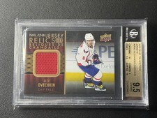 ALEXANDER ALEX OVECHKIN BGS 9.5 2015-16 UD UPPER DECK TIM HORTONS JERSEY RELICS